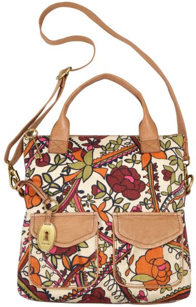 Fossil Modern Cargo Fabric Convertible Tote in Multicolor (multi) - Lyst