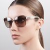 Givenchy Square Metal Sunglasses Shiny Gold in Gold (shiny gold brn) - Lyst