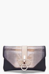 Givenchy Lizard Skin Obsedia Clutch