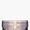 Givenchy Lizard Skin Obsedia Clutch in Brown (taupe) - Lyst