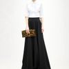 Jil Sander Wool Evening Skirt in Black - Lyst