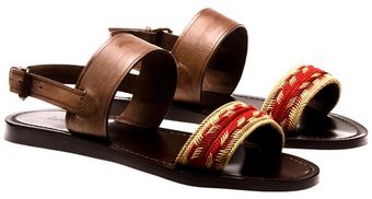  Tribal Woven and Leather Sandals 