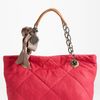 Lanvin Amalia Small Leather Tote in Red (fuchsia) - Lyst