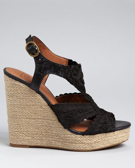 lucky brand wedges black