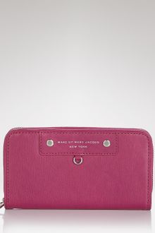 Marc By Marc Jacobs Preppy Leather Large Zip Around Wallet  - Lyst