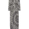 Matthew Williamson Printed Satinjersey Gown in Gray (anthracite) - Lyst