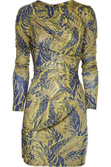 Matthew Williamson Featherprint Stretchjersey Dress - Lyst