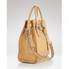 Michael Kors Hamilton Large Ns Matte Python Tote  in Beige (tan) - Lyst