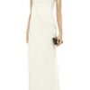 Notte By Marchesa Oneshoulder Draped Silkchiffon Gown in White - Lyst