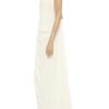 Notte By Marchesa Oneshoulder Draped Silkchiffon Gown in White - Lyst