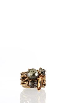 Oscar de la Renta Cluster Stone Ring - Lyst