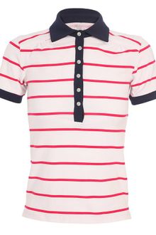 Pret-a-surf Striped Stretch Cotton Polo Top - Lyst
