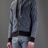 Ra-re Zip Through Jumper in Gray for Men (grey) - Lyst