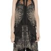 Roberto Cavalli Snake Print Silk Chiffon Dress in Gray - Lyst