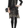 Roberto Cavalli Snake Print Silk Chiffon Dress in Gray - Lyst