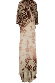 Roberto Cavalli Printed Devoré Velvet Gown - Lyst