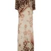 Roberto Cavalli Printed Devoré Velvet Gown in Animal (taupe) - Lyst