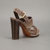 Santoni Strap Sandal in Gray (grey) - Lyst