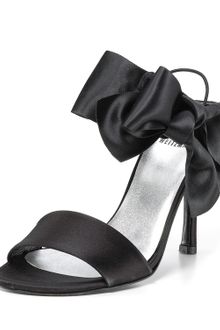 Stuart Weitzman Sandals Big Bow Satin - Lyst