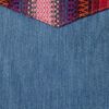Topshop Tapestry Yoke Denim Shirt in Blue (mid stone) - Lyst