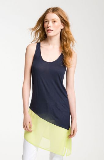 Trouvé Asymmetrical Colorblock Tunic - Lyst