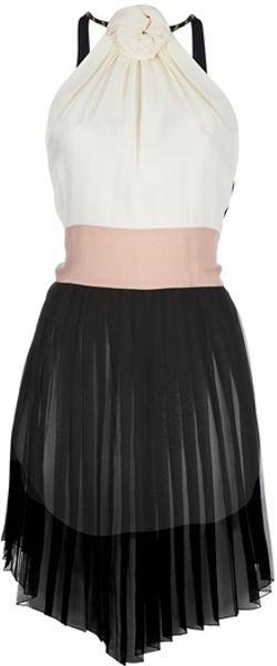 Vionnet Sleeveless Dress in White - Lyst