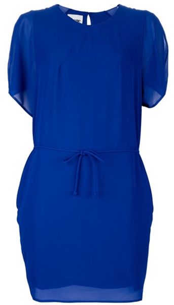 Acne Moreau Dress in Blue - Lyst