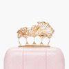 Alexander Mcqueen Pale Pink Whipsnake Clutch in Pink - Lyst