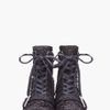 Alexander Wang Black Daria Buckle Combat Boots in Black - Lyst