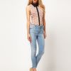 Asos Collection Asos Petite Sleeveless Shirt with Sunglass Print in White (print) - Lyst