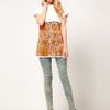 Asos Collection Asos Tshirt in Animal Block Print in White - Lyst