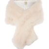 Biba Marabou Feather Stole in White (ivory) - Lyst