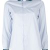 Comme Des Garçons Contrasting Collar Shirt in Blue - Lyst