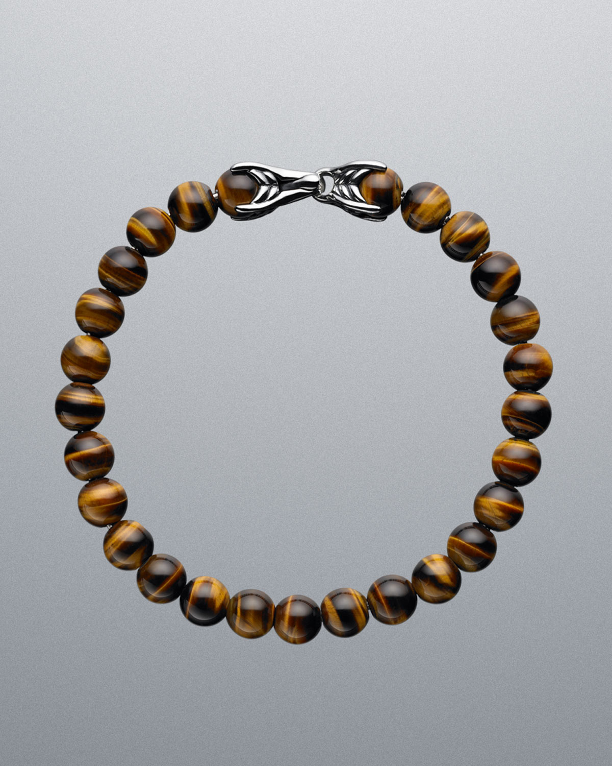 David Yurman 8mm Tigers Eye Spiritual Bead Bracelet in Animal for Men