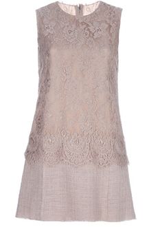 Dolce & Gabbana Lace Detail Dress - Lyst