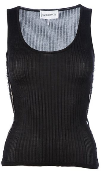 Emilio Pucci Vest Top - Lyst