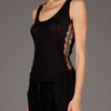 Emilio Pucci Vest Top in Black - Lyst