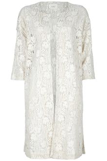 Forte Forte Floral Lace Coat - Lyst
