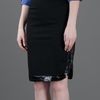 Givenchy Fitted Pencil Skirt in Black - Lyst