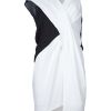 Helmut Lang Tex Panel Dress in Black - Lyst