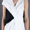 Helmut Lang Tex Panel Dress in Black - Lyst