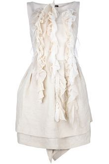 Malloni Frill Front Dress - Lyst
