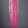 Mw Matthew Williamson Maxi Dress in Pink - Lyst