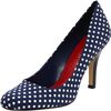 Nine West Nine West Womens Ambitious Pump in Blue (navy/white fabric) - Lyst