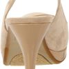 Rampage Flanders Slingback Pump in Brown (taupe faux suede) - Lyst