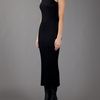 Rick Owens Fitted Maxi Dress in Black - Lyst