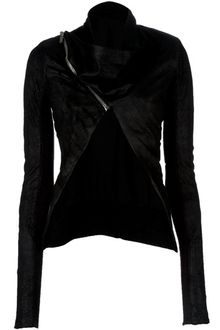 Rick Owens Leather Jacket - Lyst