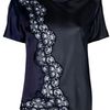 Stella Mccartney Lace Detail Blouse in Black - Lyst