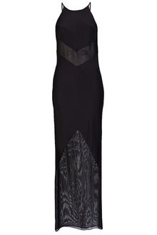 T By Alexander Wang Mesh Long Tank Dress - Lyst