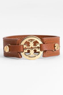 Tory Burch Logo Double Snap Cuff - Lyst